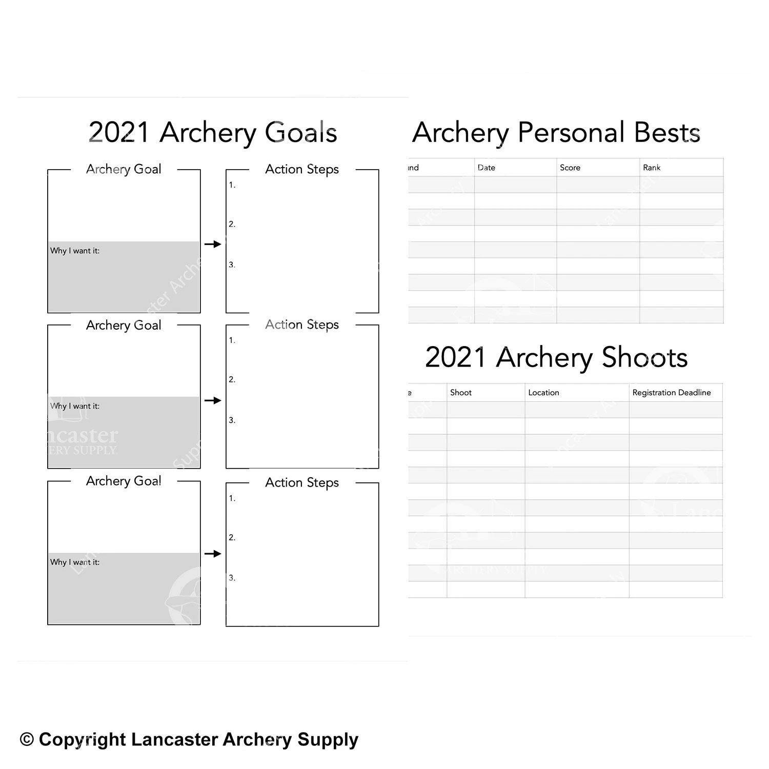 Jake Kaminski 2021 Kaminski Archery Performance Planner 5 Jake Kaminski 2021 Kaminski Archery Performance Planner - Image 3