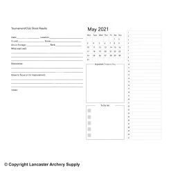Jake Kaminski 2021 Kaminski Archery Performance Planner -big shot shop 1230016 pg3 1
