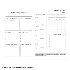 Jake Kaminski 2021 Kaminski Archery Performance Planner -big shot shop 1230016 pg4 1