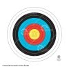 Maple Leaf Reduced 40cm 10-Ring Target Face -big shot shop 3050071