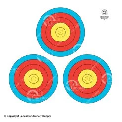 Maple Leaf Reduced 40cm 3-Spot Target Face