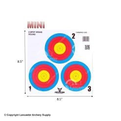 .30-06 Outdoors 30-06 Mini Archery Target Sets (3-Spot Vegas - 20ct.)