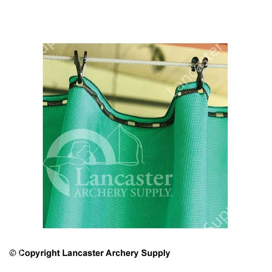 Lancaster Archery Supply High Performance Green Arrow Backstop Netting (10') 3 Lancaster Archery Supply High Performance Green Arrow Backstop Netting (10')